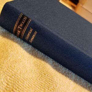 Mark Twain's historical romances hardcover embossed book
